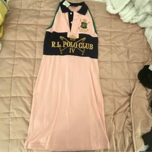 Ralph Lauren Halter Polo Dress Size Small NWT